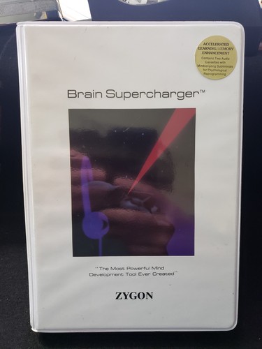 ZYGON BRAIN SUPERCHARGER & MILLIONAIRES MIND CASSETTE SETS 1988