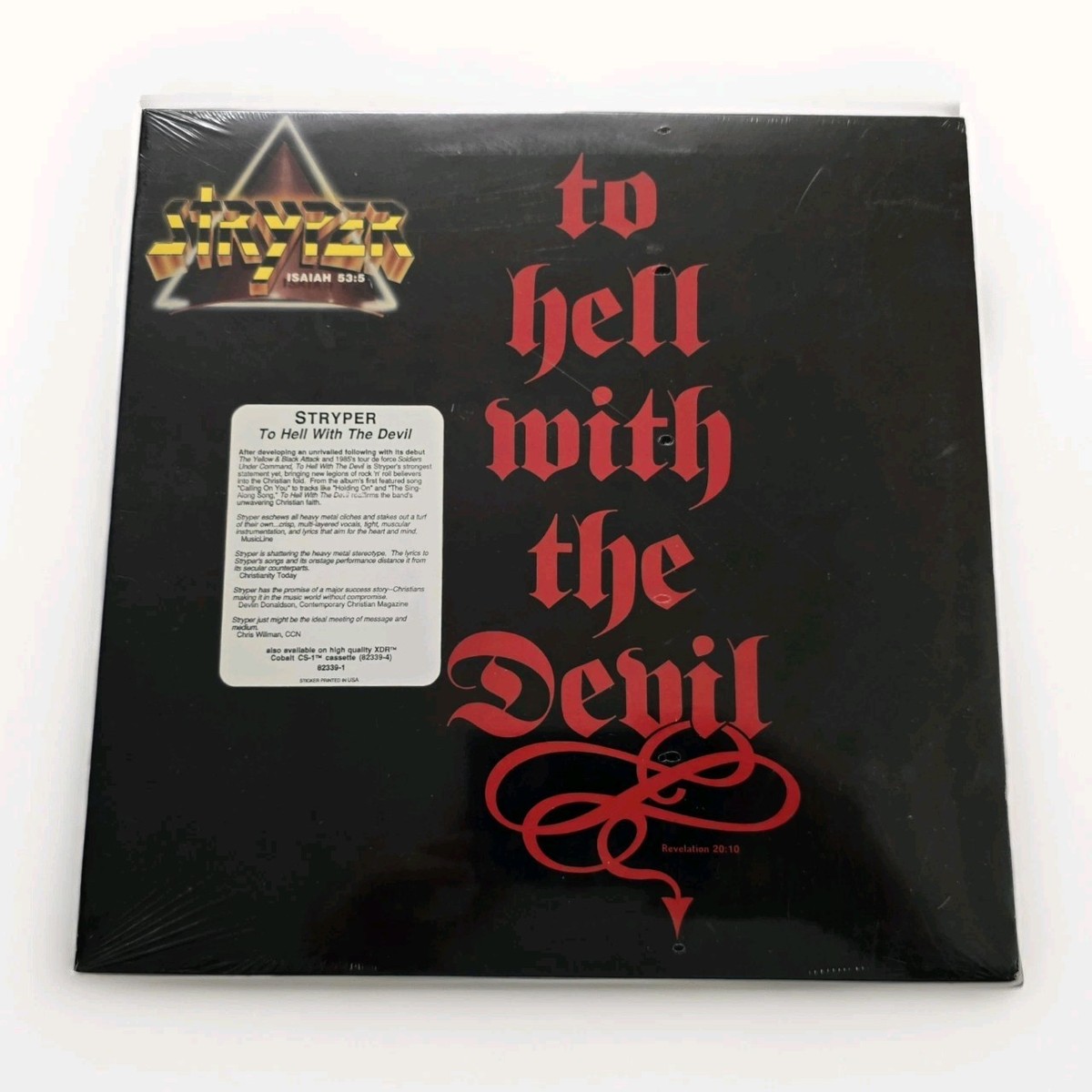 b*i様 STRYPER to hell with the devil ヴィンテ Stryper, Stryper