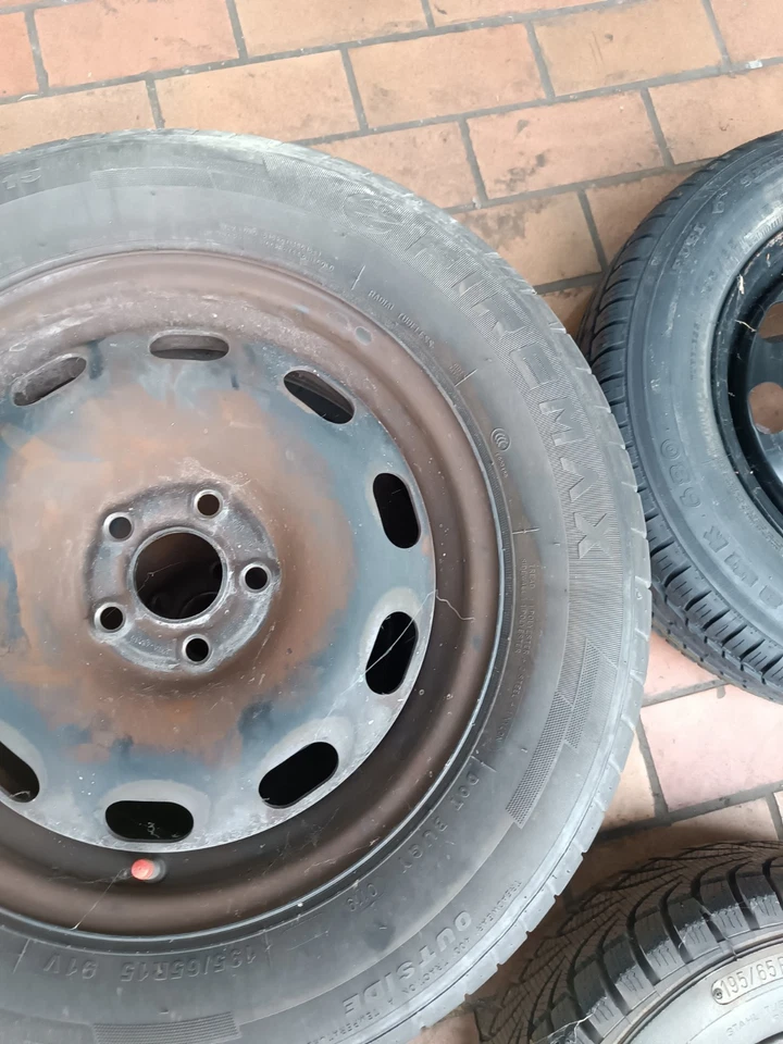 2x VW Beetle 9C 1C Golf 4 Ij Ruote Estive 195/65 R15 91V 6mm Estate Pneumatico - Bild 4 von 4