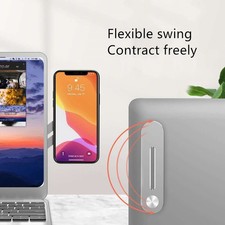 Universal Magnetic Laptop Phone Holder Slim Adjustable Side Mount Bracket