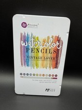 Prima Mixed Media Watercolor Pencils 12/Pkg Vintage Lovers New Read
