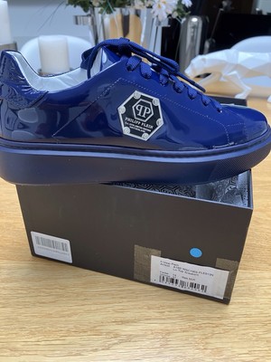Philipp Plein Limited Lo-Top Sneakers, Gr. 37, Dark-Blue, NEU