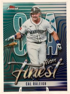 2026 Topps Finest Cal Raleigh Team Finest #TF-7 Mariners