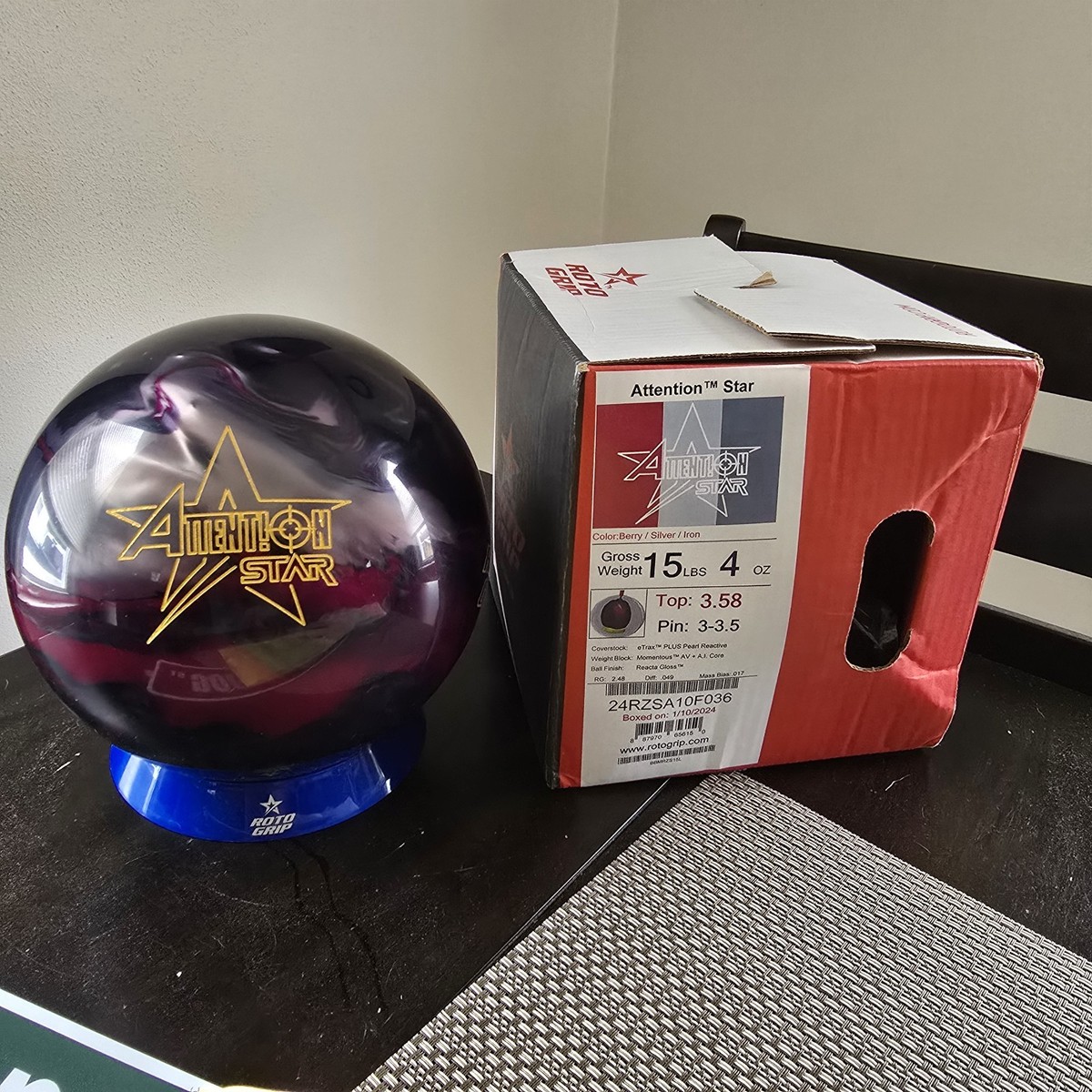 ボウリング　初代アテンションスター(15ポンド) Roto Grip Attention Star Bowling Ball 15 Lb NIB 1st Quality | eBay