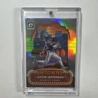 2024 Donruss Optic Football Justin Jefferson Uptown #19 SSP Case Hit Vikings