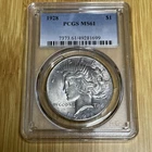1928 Peace Silver Dollar PCGS MS61 Key Date Rare Low Mintage: 360,649