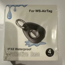 Protective Case IPX8 Waterproof For Airtag 4 Pack