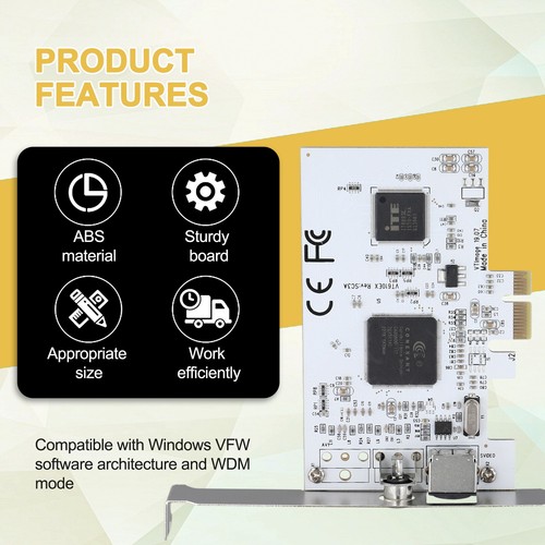 Scheda di espansione PCIE PCIE per sorveglianza AV 640X480 risoluzione video n1710 - Foto 6 di 7
