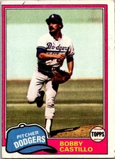 Bobby Castillo 1981 Topps #146 Los Angeles Dodgers
