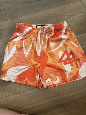 44 Forty Four The Brand Orange Women s Small Gym Basketball Shorts 
