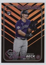 2024 Topps Update Rookie Debut Holiday Jordan Beck #US198 1oa8