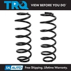 TRQ Rear Coil Spring Set Fits 2005-2015 Volkswagen