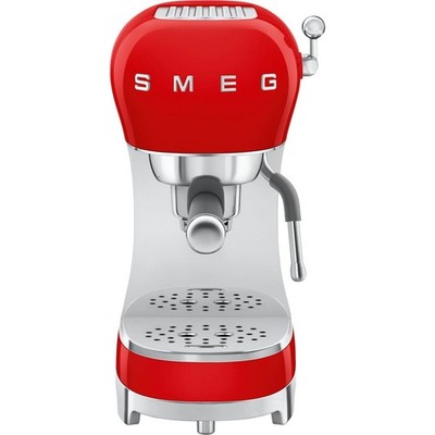 SMEG ECF02RDEU Siebträgermaschine rot Siebträgergerät