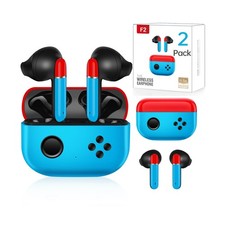 2 Pack Kids Adults Wireless Earbuds, Bluetooth 5.3 Touch Control Wi... Fast Ship