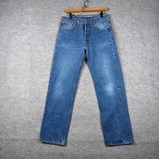 Vintage Levis 501xx Jeans Mens 33x33 Fits 30x30 Made in USA Button Fly 90s