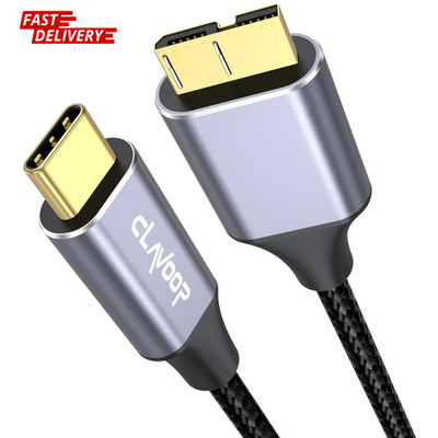 External Hard Drive USB C to Micro B 3.0 Cable 1.5FT 10Gbps Cord Data Transfer