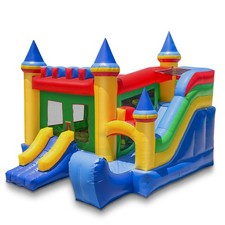 Commercial Castle Bounce House Bouncer with Slide - 100 PVC - Inflatable Only