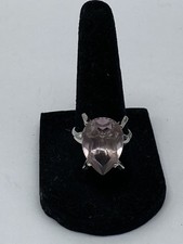 Sterling Silver Pink Teardrop Gemstones Size 7 Ring 5.7g