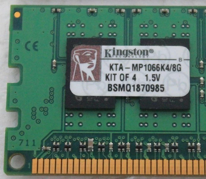 Kingston KTA-MP1066K4/8G 4GB Kit (2x2GB) UDIMM 240-Pin Memory Module - Image 3 of 3