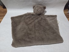 Pottery Barn Kids Plush Brown Bear Baby Blanket Large Lovey Security 30"