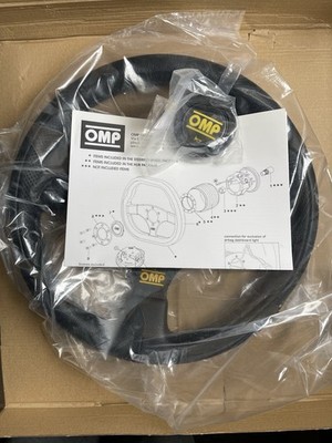 OMP Trecento Uno Steering Wheel 300mm Black Poly OD/1989/NN Brand