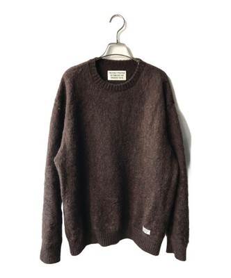 トップス WACKOMARIA MOHAIR CREW NECK SWEATER WACKOMARIA《ワコマリア》MIX MOHAIR CREW NECK SWEATER(25FW-WMK-KN01