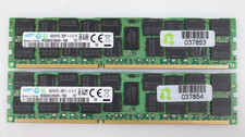 Lot 2x 16GB 32GB Samsung M393B2G70QH0-YK0 PC3L-12800R 1600MHz DDR3 RDIMM Serve