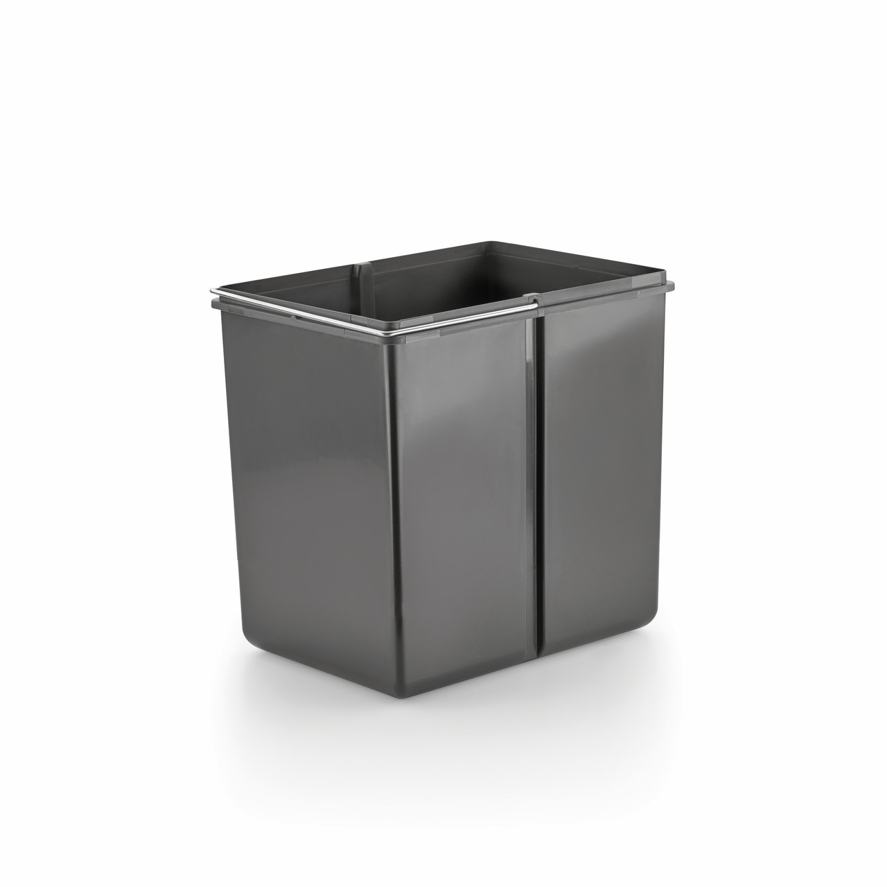 Poubelle de rechange Wesco anthracite de 16L pour meuble de cuisine