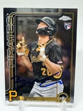 2025 Topps Chrome Rookie Billy Cook #273 SIGNED MLB Baseball Card Pirates. rookie card picture