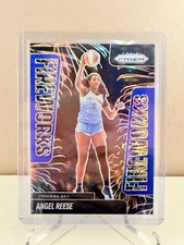 2025 Prizm WNBA # 162/199 Angel Reese Fireworks Blue Pulsar—Chicago Sky