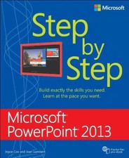 Microsoft PowerPoint 2013 Step by - Paperback, by Joan Lambert; Cox - Very Good