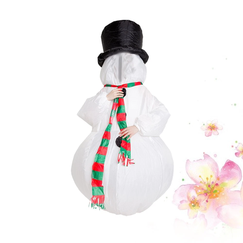 VETEMENTS Pupazzo di neve gonfiabile vestiti miss outfit vestito cosplay festa costume