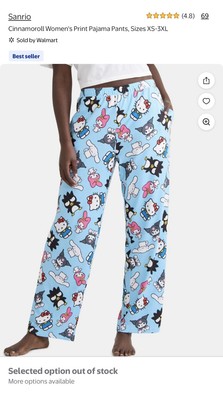 Cinnamoroll Sanrio Women s Print Pajama Pants XL (16-18) New In Bag With Tags