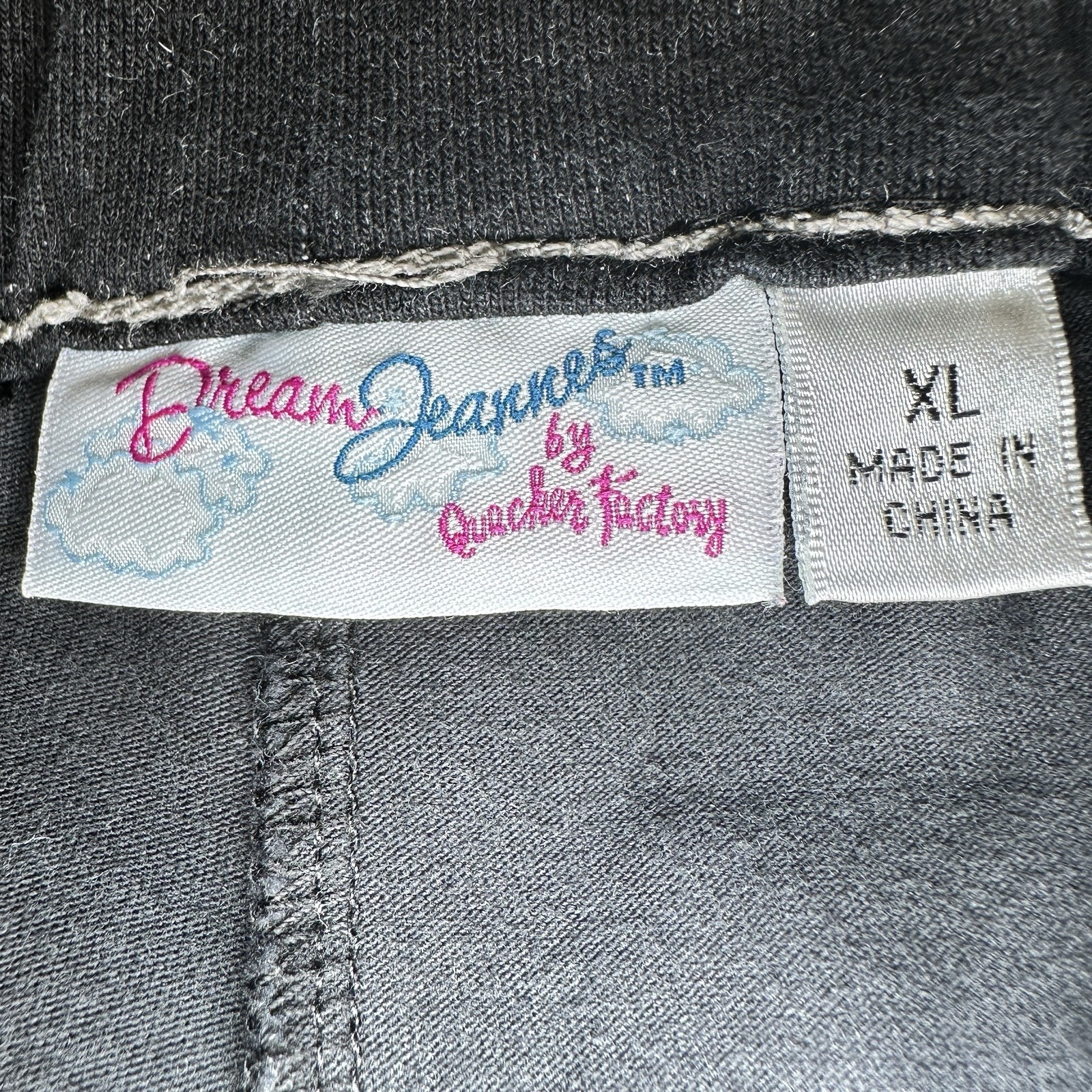 Dream Jeannes Quacker Factory Cargo Skort Skirt Women's XL Stretchy Soft Black image 5