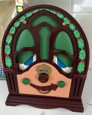 VTG Telco Christmas Radio WORKS Motionette Animated Illuminated Speaks Sings Box