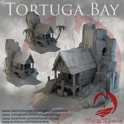 Hideaway 2 - Tortuga Bay  - Dark Realms Terrain Wargaming D&D DnD