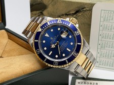 Rolex Submariner Date - 16613 ‘Bluesy’ - Full Set - £8750 Collect