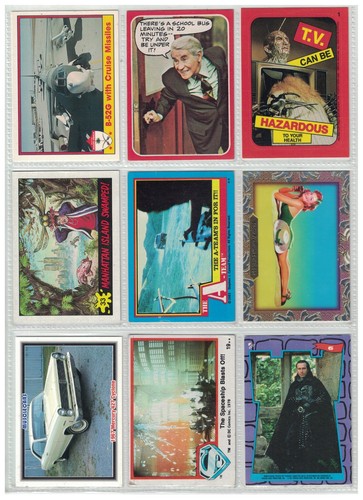 Non-Sport Trading Card Lot - Superman, Kotter, Coke, DS (9 Trading Cards) NS4