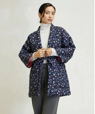 Hanten Japanese Jacket Coat Warm Wear Kimono Japan Womens Floral