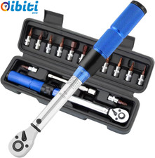 15 Pcs Chiave Dinamometrica Bici, 1/4" Torque Wrench, Chiavi Dinamometrica Set A