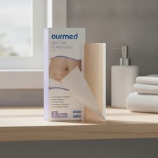 Hypoallergenic Scar Removal Sheets - 5 Durable Silicone Strips for All Scars