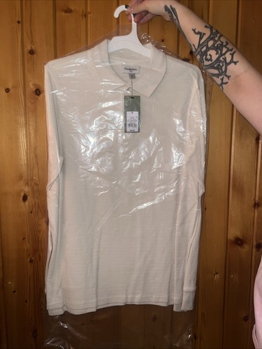 Good Fellow And Co Men’s M Collared Long Sleeve Ivory