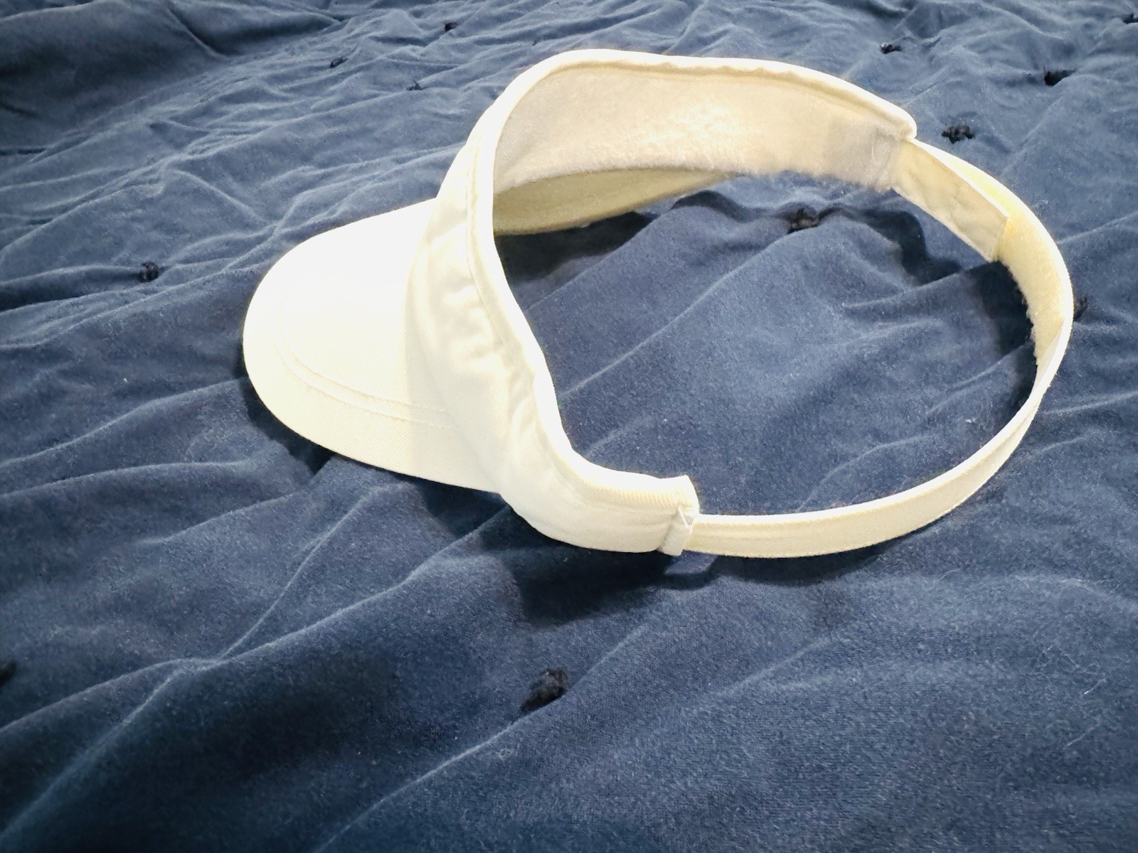 Vintage Y2K NIKE Visor Hat Cap White Adult Golfing Tennis  One Size Rare thumbnail 3