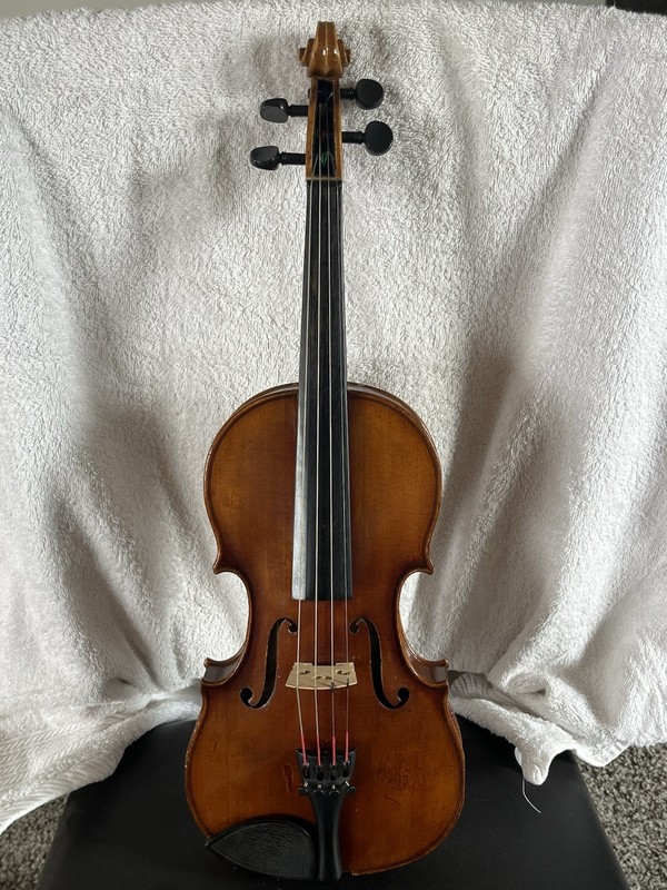 Early 1900s Antique Violin Karl Mendel Label 
