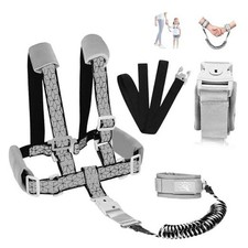 Toddler Leash for Walking, Toddler Safety Harnesses Leashes, Safety Black Leash