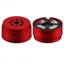 1 Pair 8mm Wine Red Circle For High-end Headphone Mini Speaker Woofer