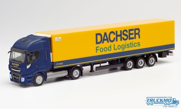 Herpa Dachser Food Logistic Iveco Stralis Np KüHlkoffer-Sattelzug 312455-image