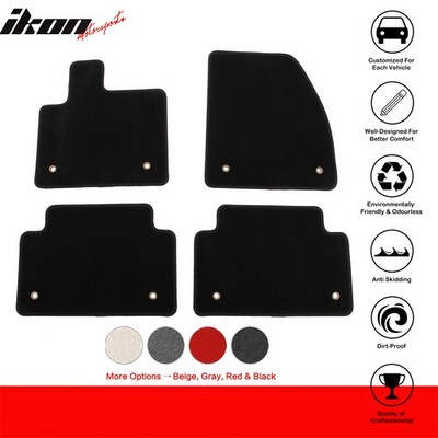 Fits 20-25 Rover Range Evoque Anti-Slip First Second Row Floor Mats Carpet Nylon