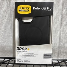 Authentic New Otterbox Defender Series Pro Case MagSafe iPhone 16 Plus Black
