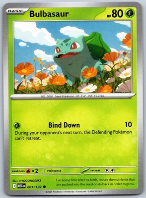 Bulbasaur Common ME01: Mega Evolution 001/132 NM